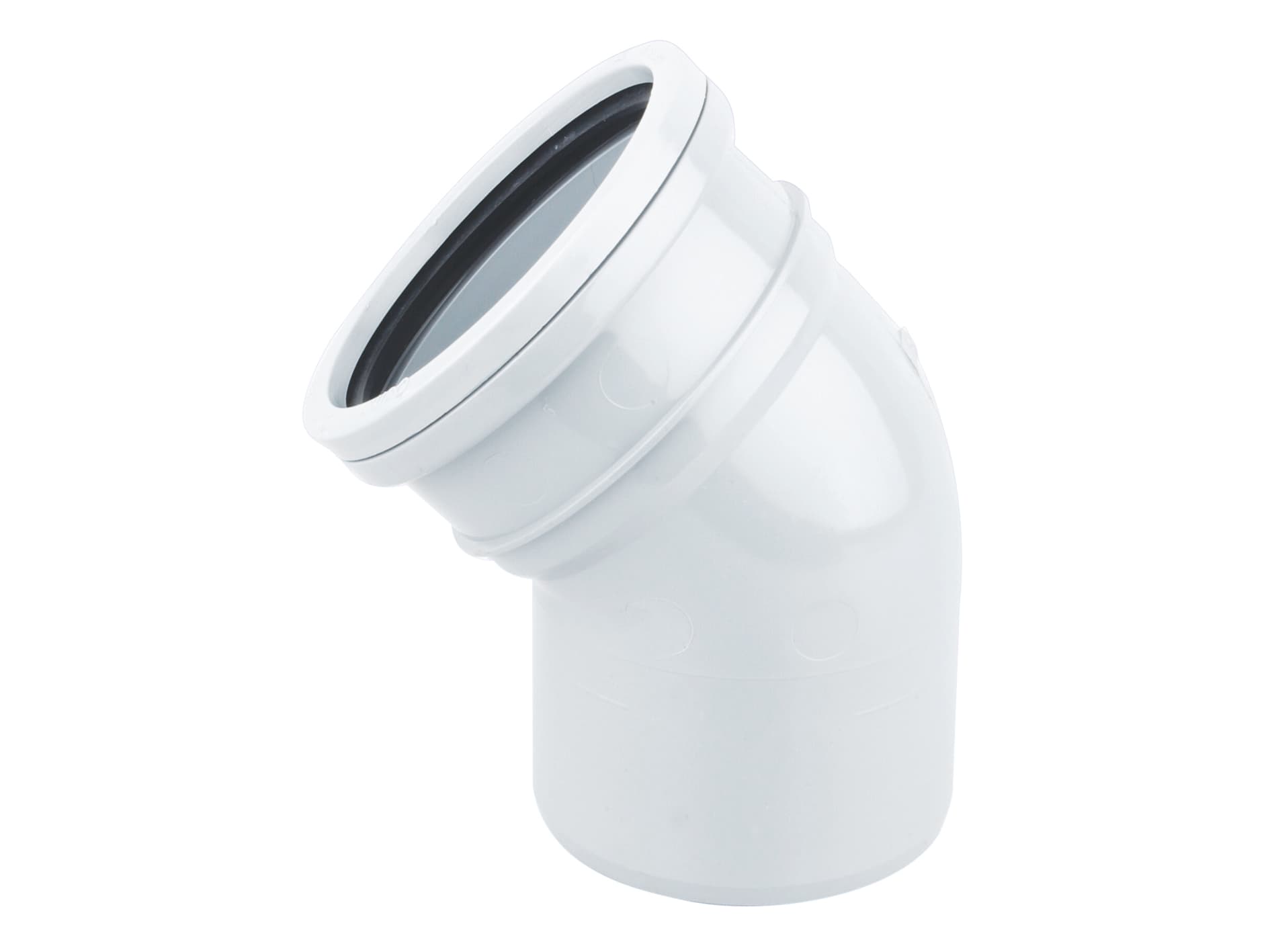 Wavin OsmaSoil S/S bend 45 degree 110mm white