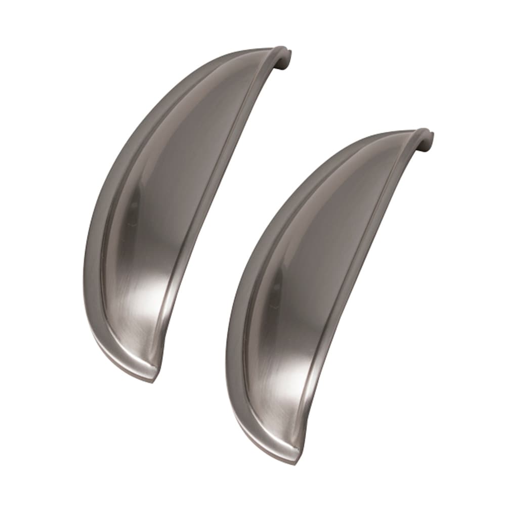 Kitchen Kit Only Windsor Shell Handle Chrome Pack of 2 - KKHWSBN