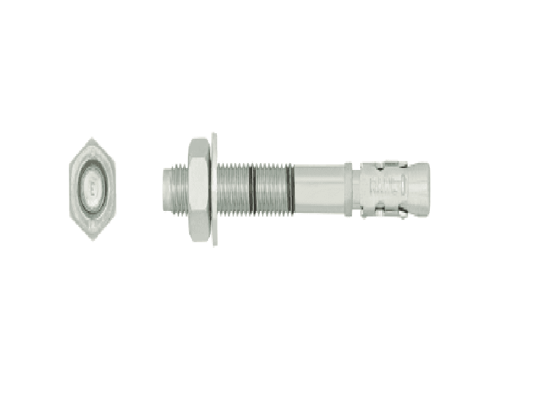 Rawlplug 10mm x 80mm XPT Throughbolt Zinc Plated Qty 6
