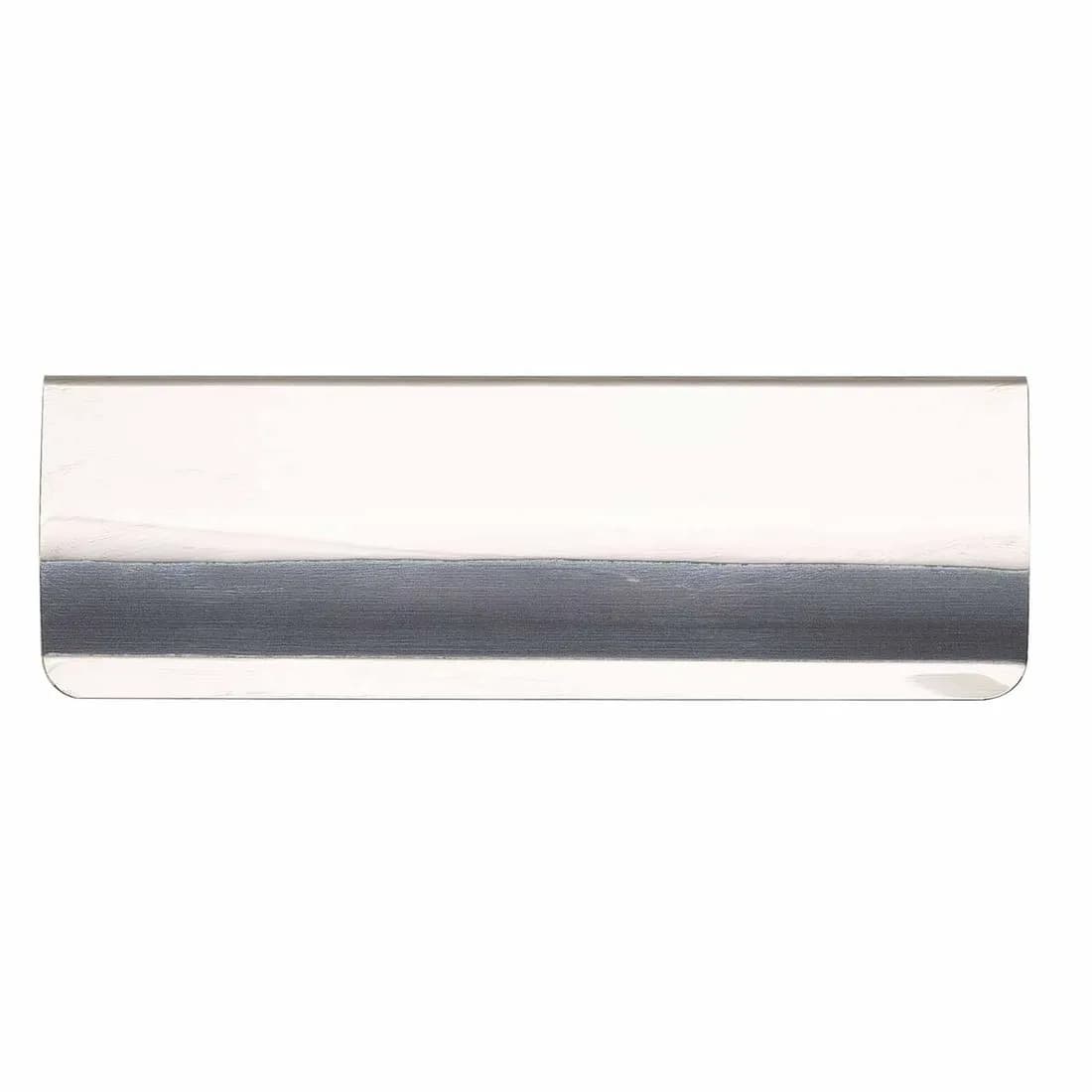 Victorian Letter Plate Polished Chrome 305 X 102Mm