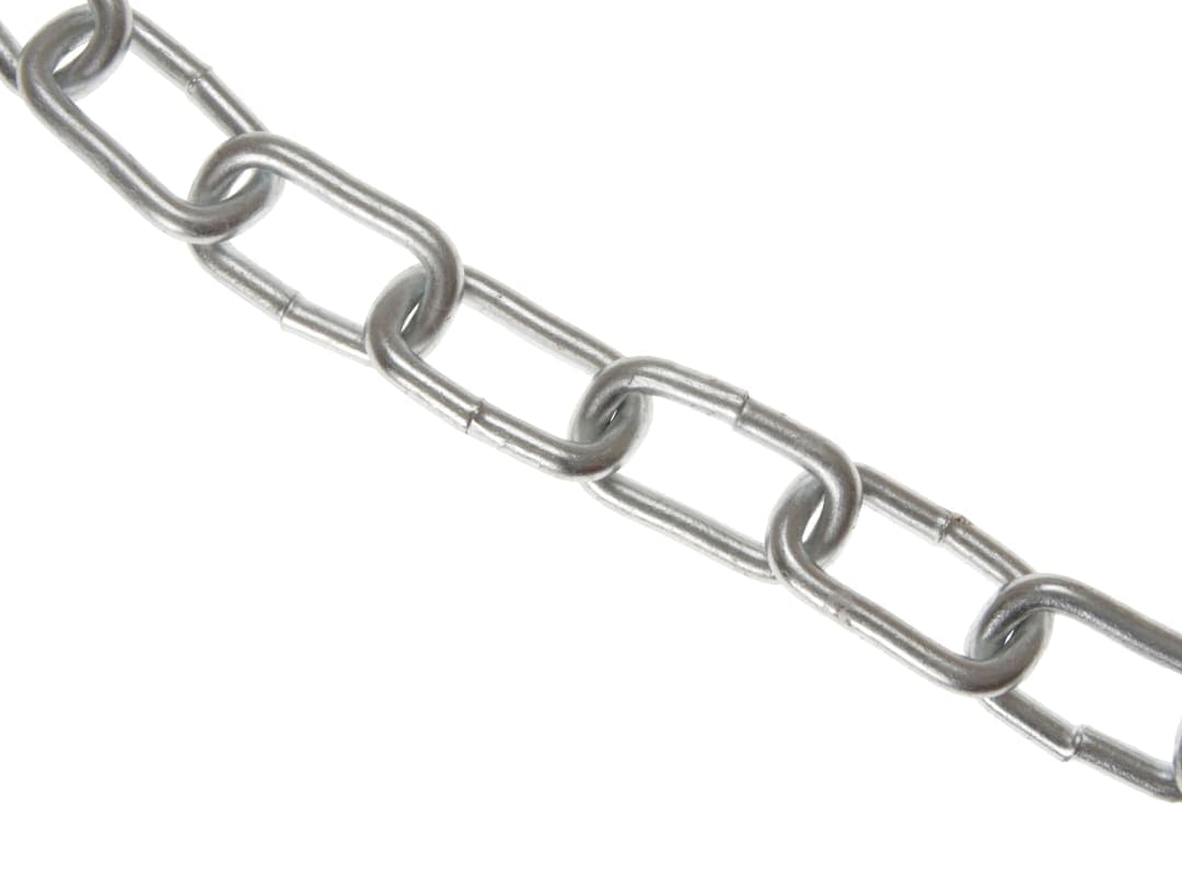 Faithfull Zinc Plated Chain 8mm x 10m Box - Max. Load 450kg FAICHBOX80Z