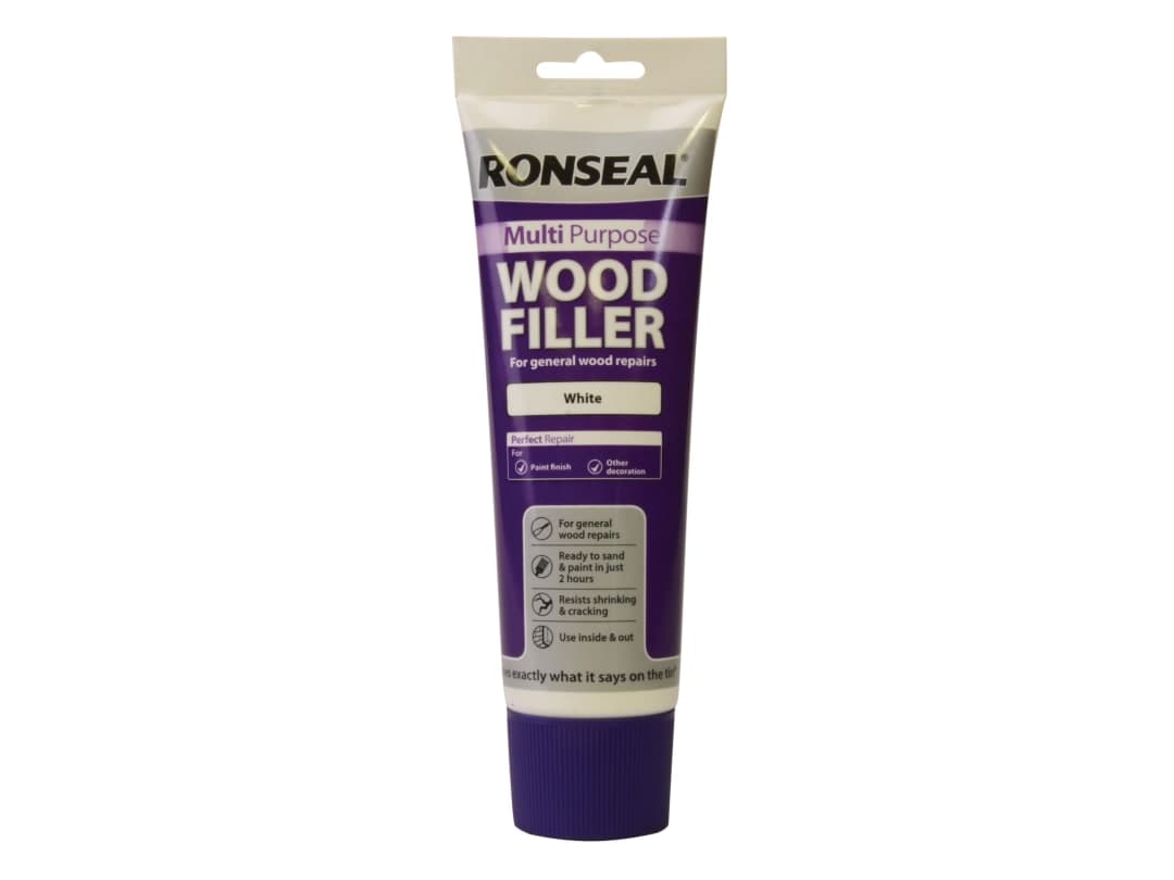 Ronseal Multi Purpose Wood Filler Tube White 325g 34744