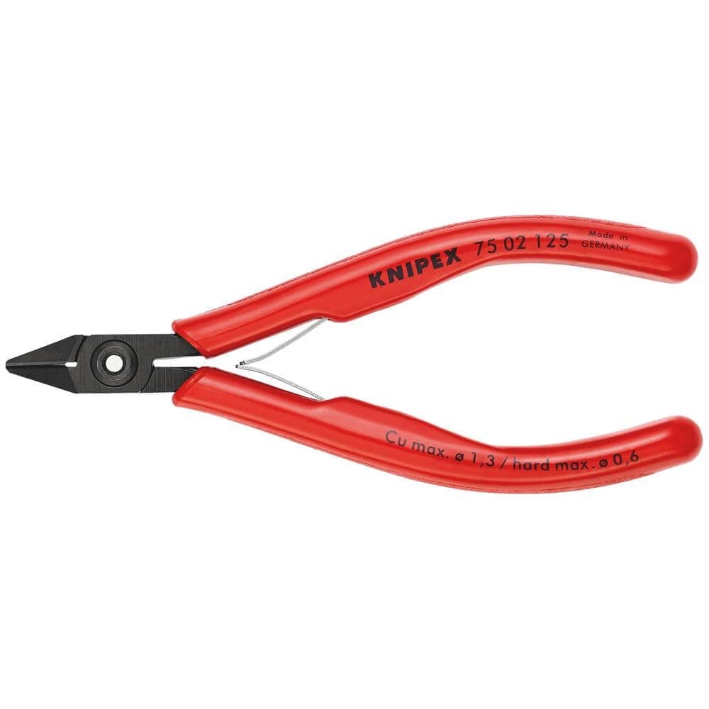 Knipex 75 02 125 Sb Electronics Diagonal Cutter 125Mm Pk 1 25628