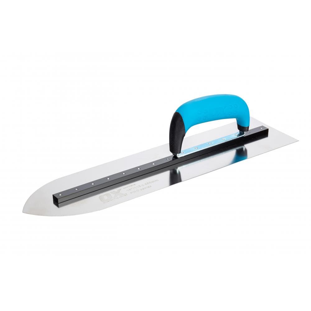 Ox Tools OX-P018718 Ox Pro Pointed Flooring Trowel - 18in / 450Mm EA