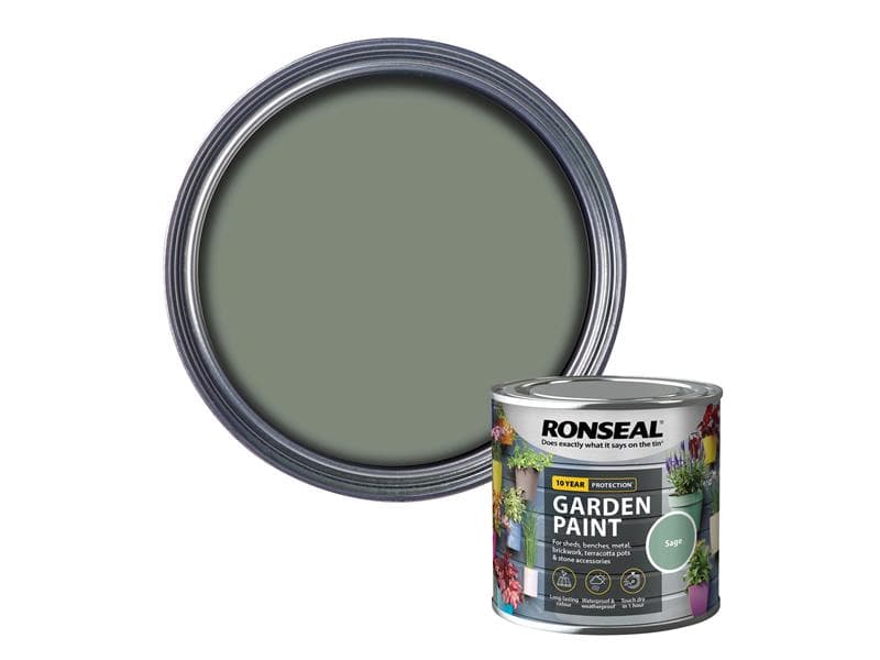Ronseal 37371 Garden Paint Sage 250Ml