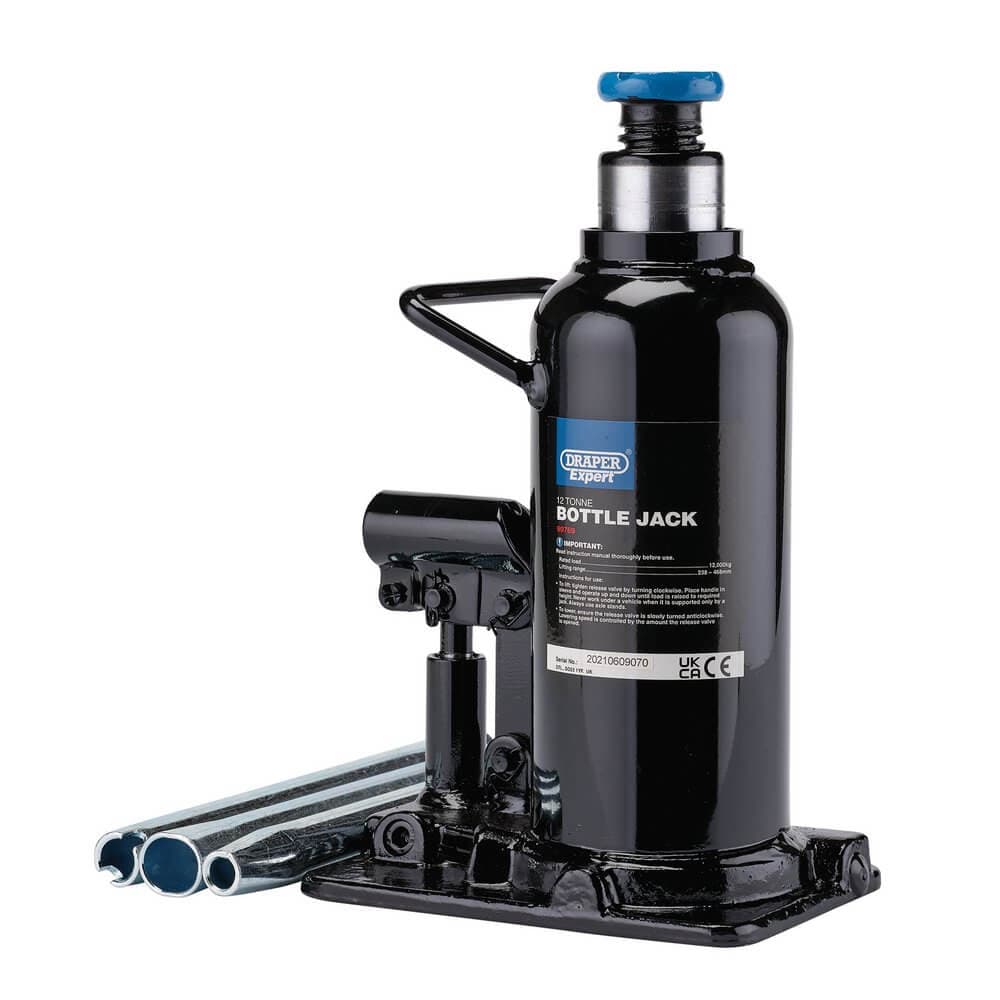 Draper Expert 99769 Hydraulic Bottle Jack 12 Tonne each 1