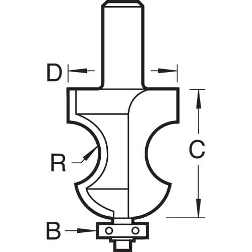 Trend Victorian Torus Cutter Pk 1 90/14X1/2TC