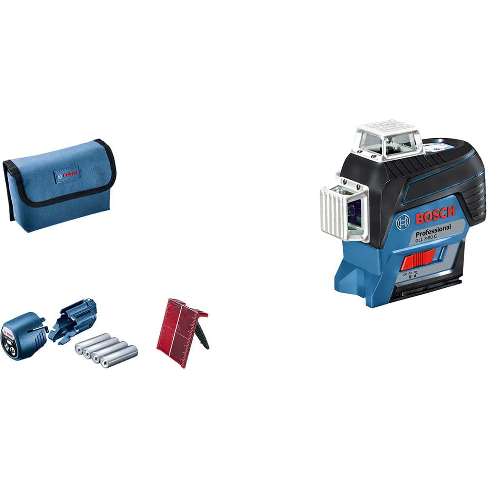 Bosch GLL 3-80 C 12v Cordless Connected Line Laser Level