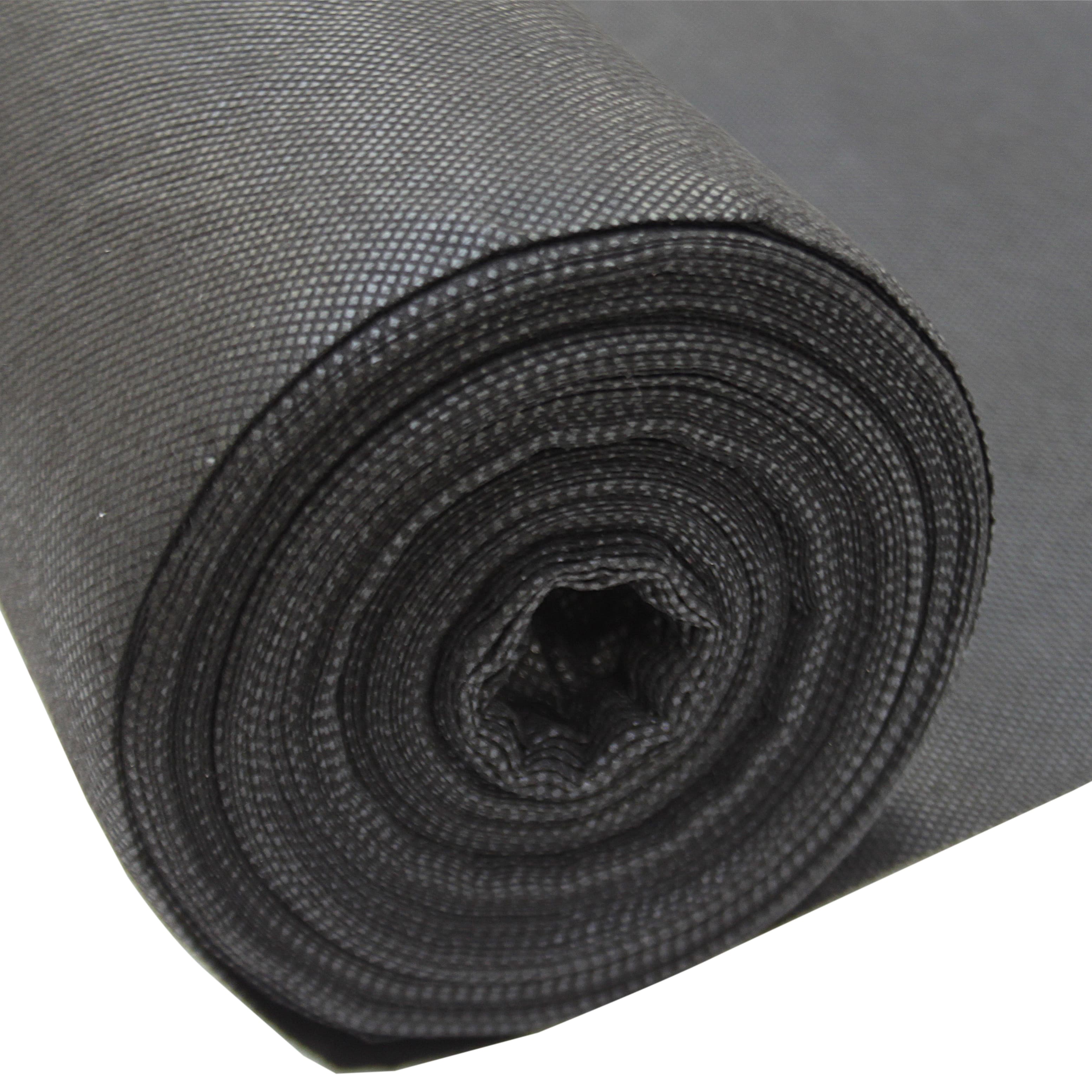 4Trade Black Polypropylene Heavy Duty Landscape Fabric, 2x25m