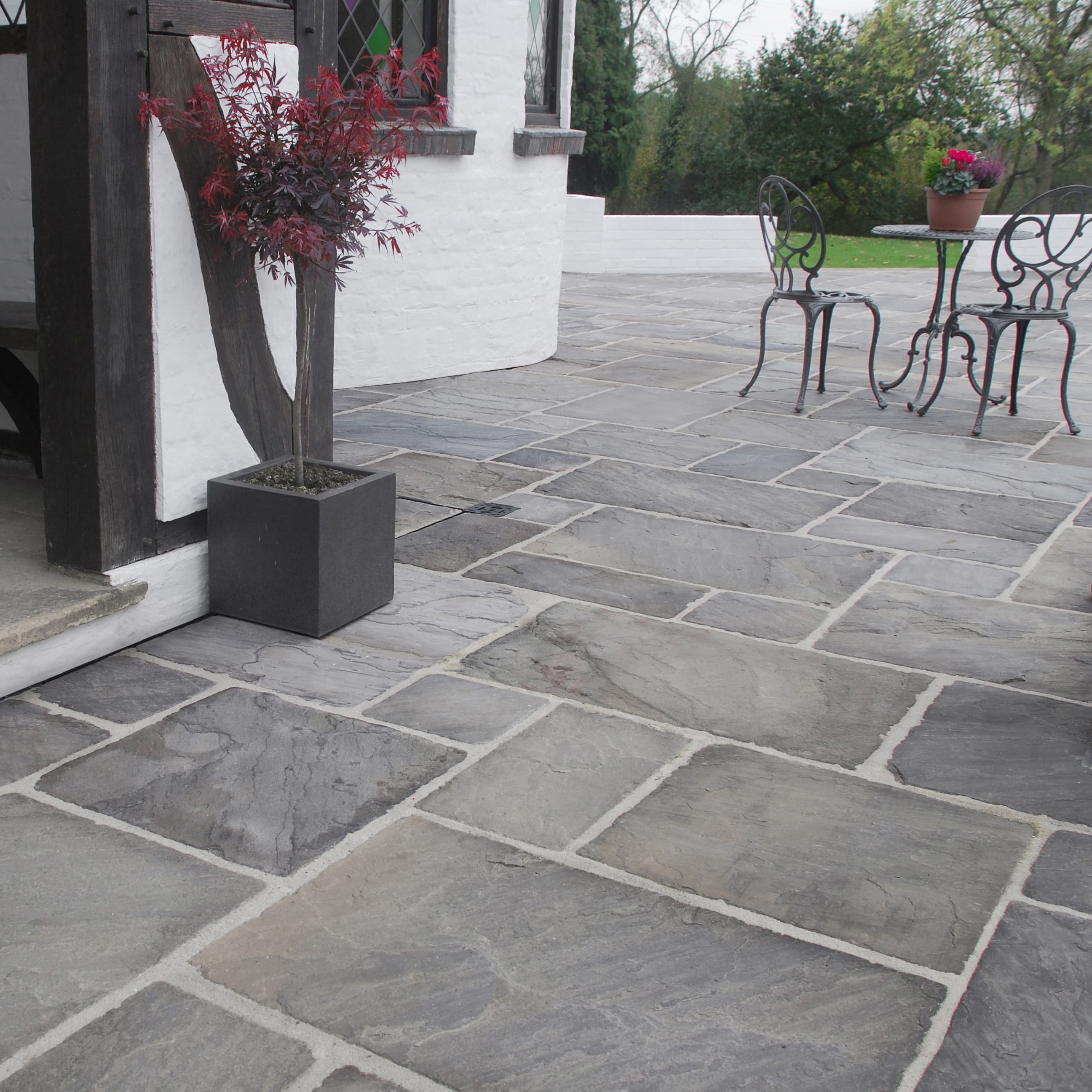 Global Stone Old Rectory Natural Stone Paving Project Pack Monsoon 13.60m2