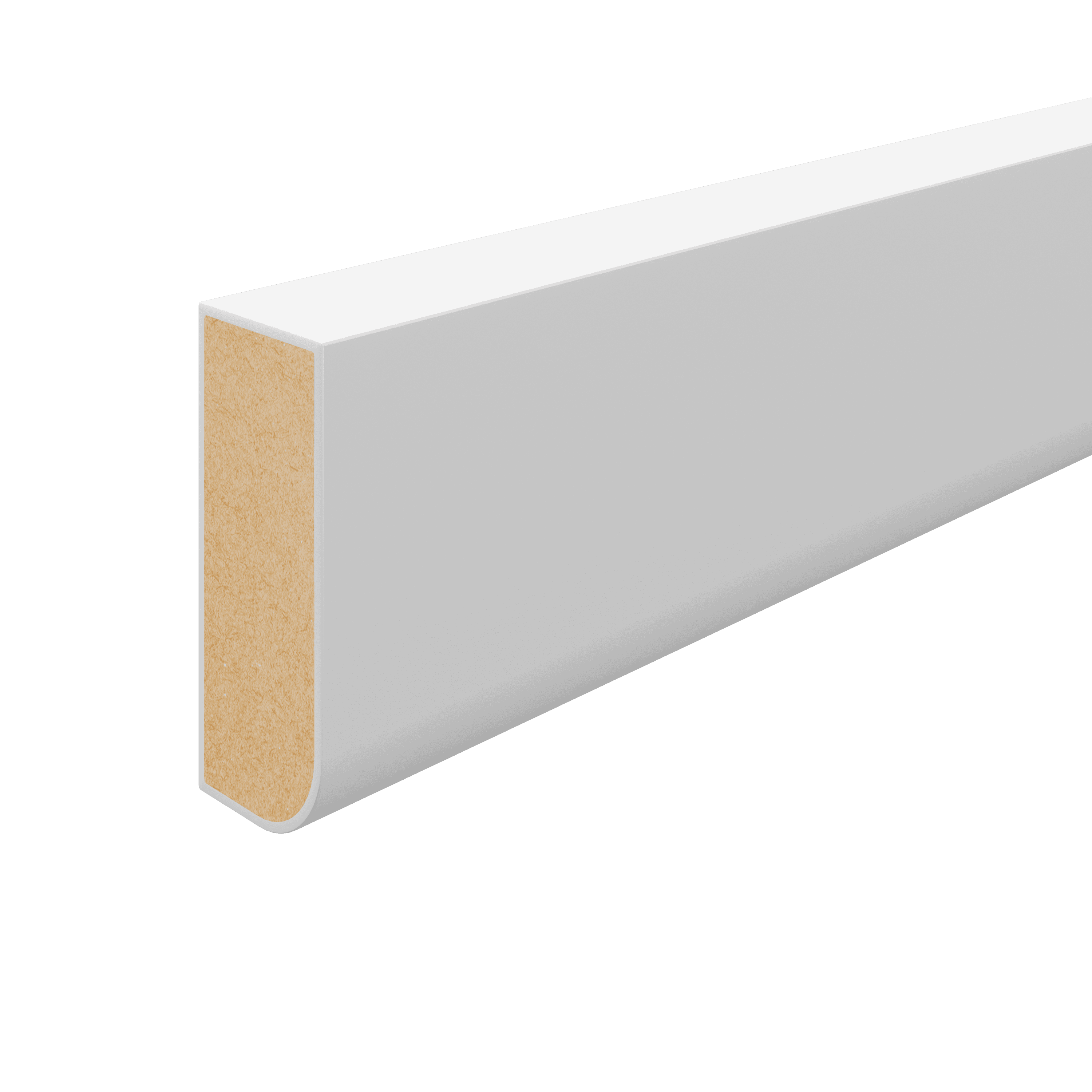 Staircraft White MDF Painted Pencil Round Architrave, 4400x44x18mm