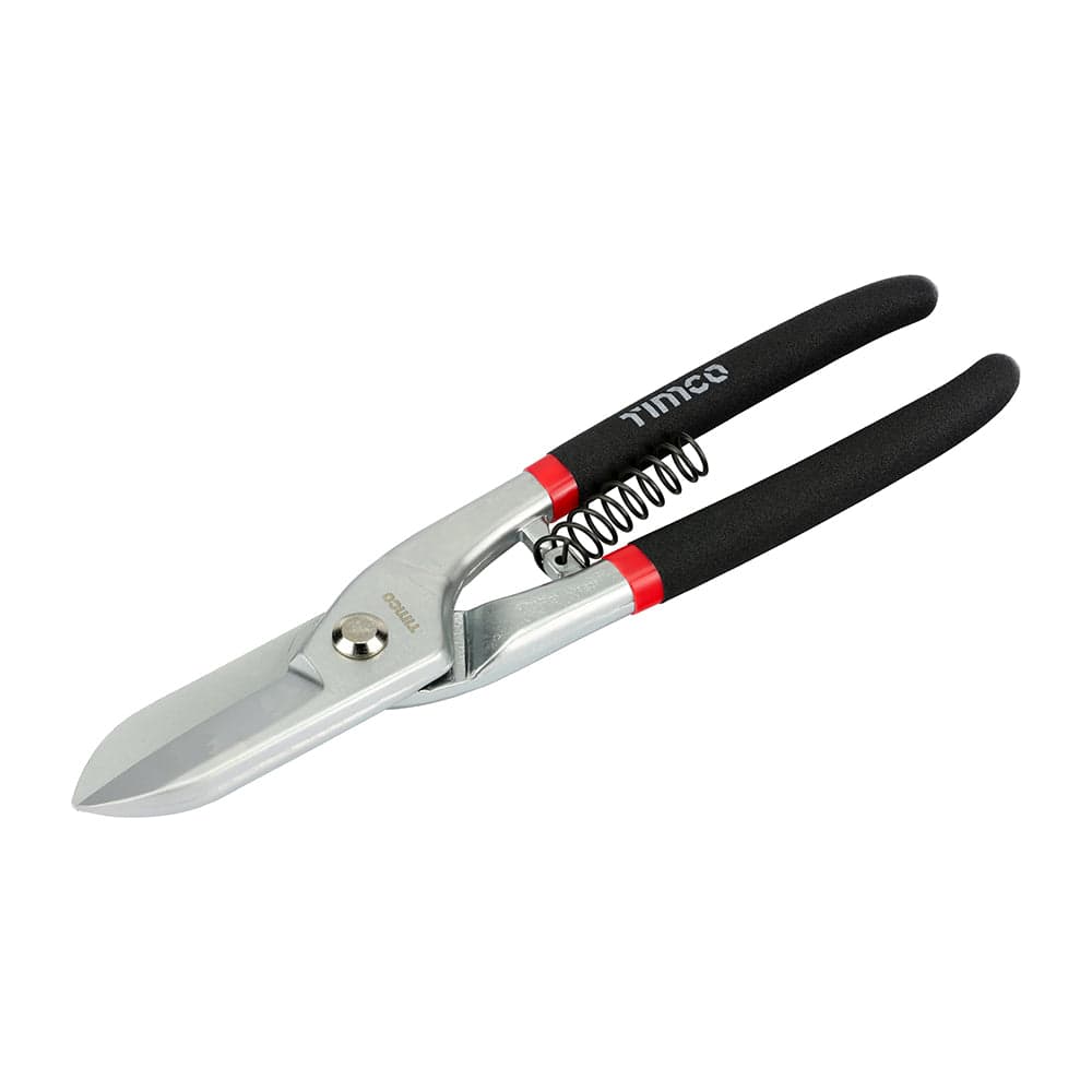 Tin Snips 10" (250mm) – Chrome Vanadium, Anti-Slip Grips