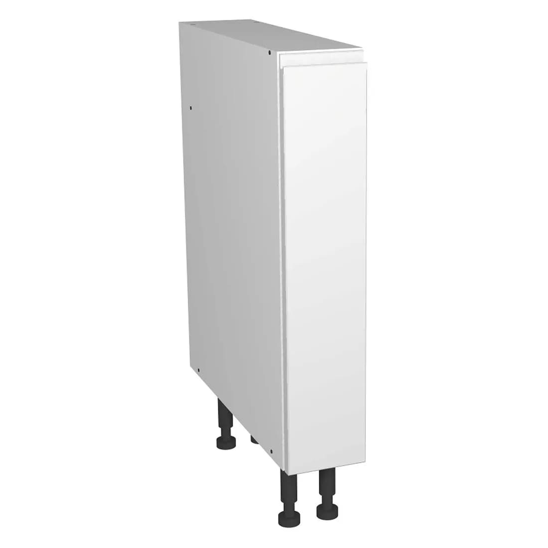 Pull Out Base Unit With Wirework Capri White 150Mm