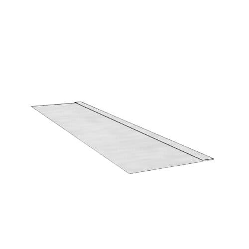 Zinc Soffit Flat Profile Length - 175mm x 2.4mtr