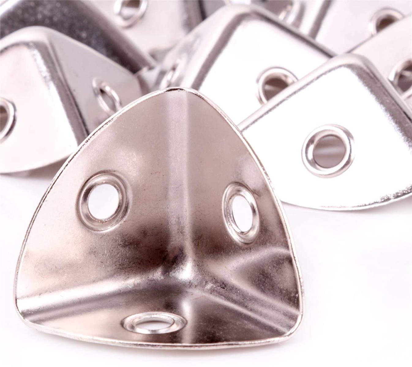 Steel Case Corner Metal Protector Nickel Plated 28mm
