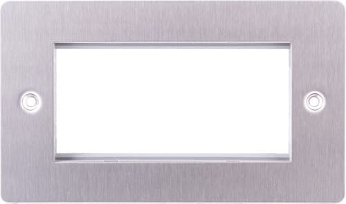 Nexus Metal Polished Chrome 45A Cooker Control Unit With Switched 13A Power Socket Includes Power Indicators NPC70W-01