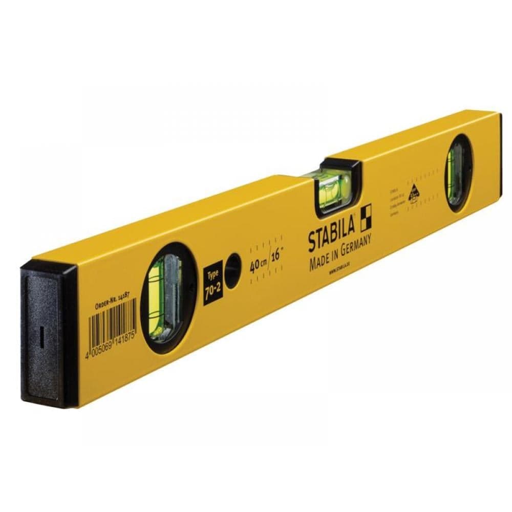 Stabila 02324 70-2-60 Double Plumb Spirit Level 3 Vial 60Cm