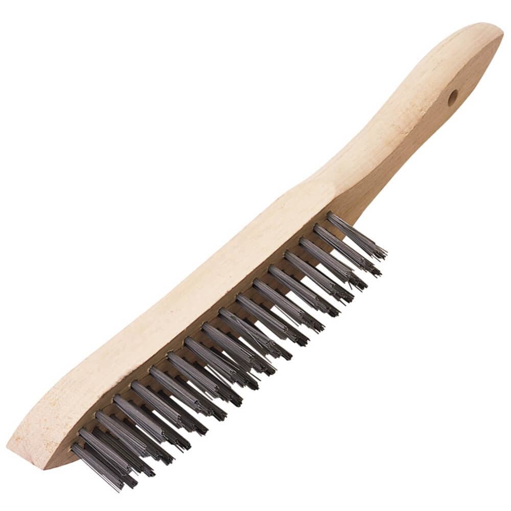 Draper Expert 31548 Heavy Duty 3 Row Wire Scratch Brush 310Mm each
