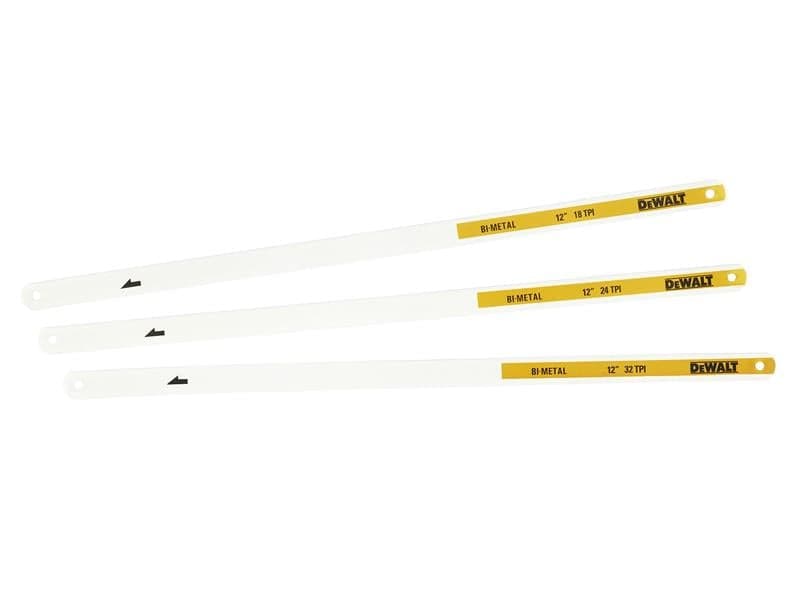 Dewalt Hand Tools DWHT0-20558 Mixed Hacksaw Blade Pack 3 Piece