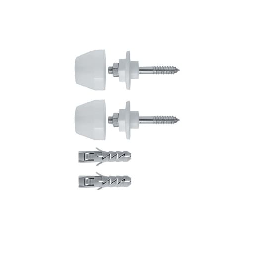 Rawlplug M8 x 100mm Wall Mounted Basin Sanitary Fixing Kit