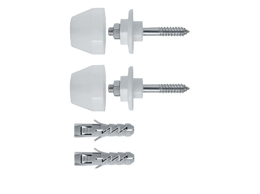 Rawlplug M8 x 100mm Wall Mounted Basin Sanitary Fixing Kit