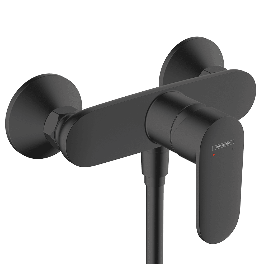 Hansgrohe ernis Blend Single lever shower mixer for exposed installation - Matt Black - 71640670