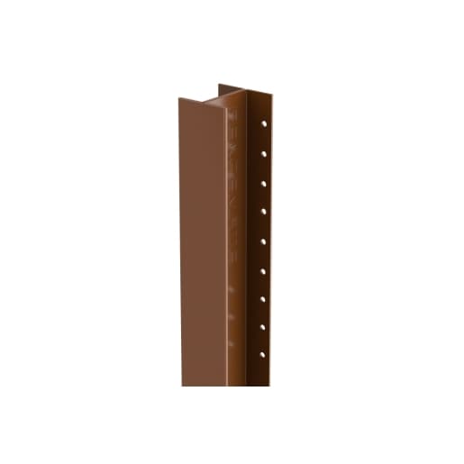 48 mm x 2700 mm Durapost Classic Fence Post Sepia Brown Home Delivered
