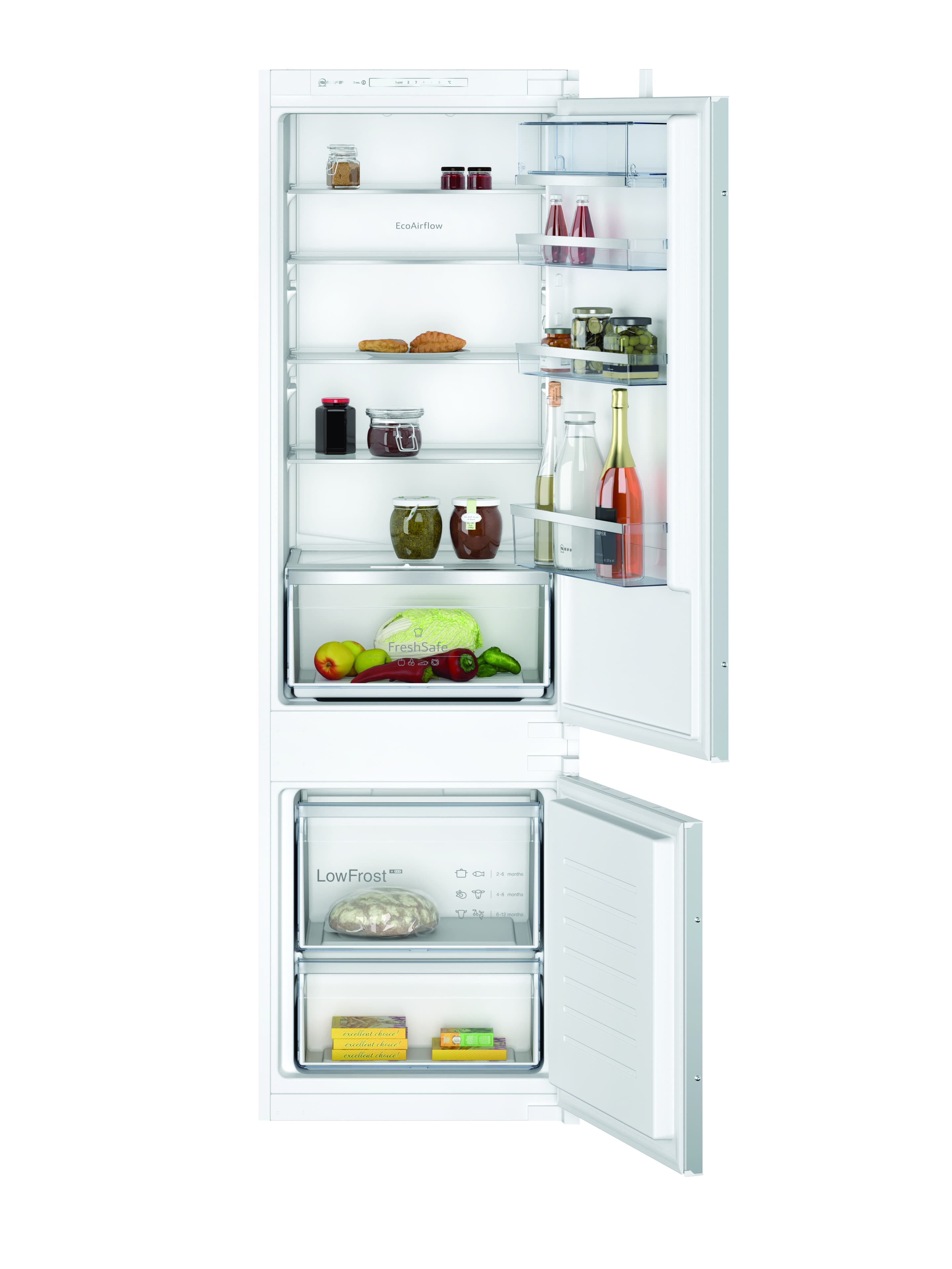NEFF N50 70/30 Low Frost Integrated Fridge Freezer - KI5872SE0g