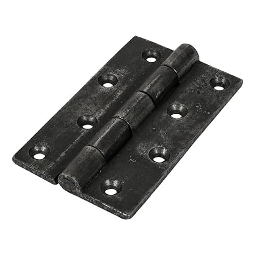 Butt Hinge - Cast Iron Self Colour - Black Gothic Door Hinge