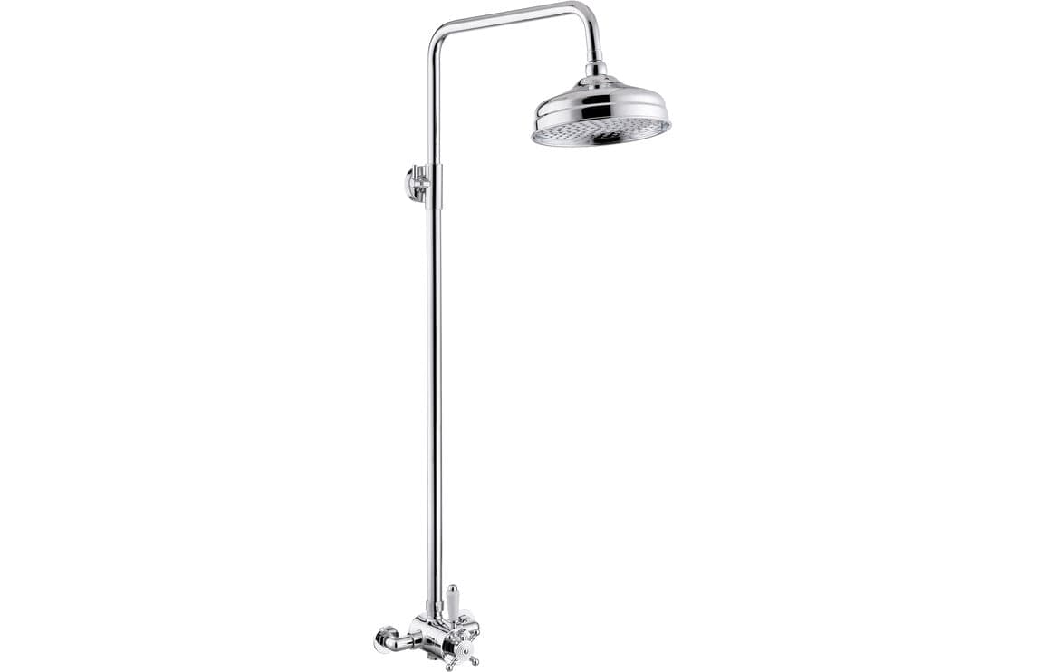 Warwick Traditional Shower Pack - Concentric Single Outlet Shower Valve & Overhead Kit