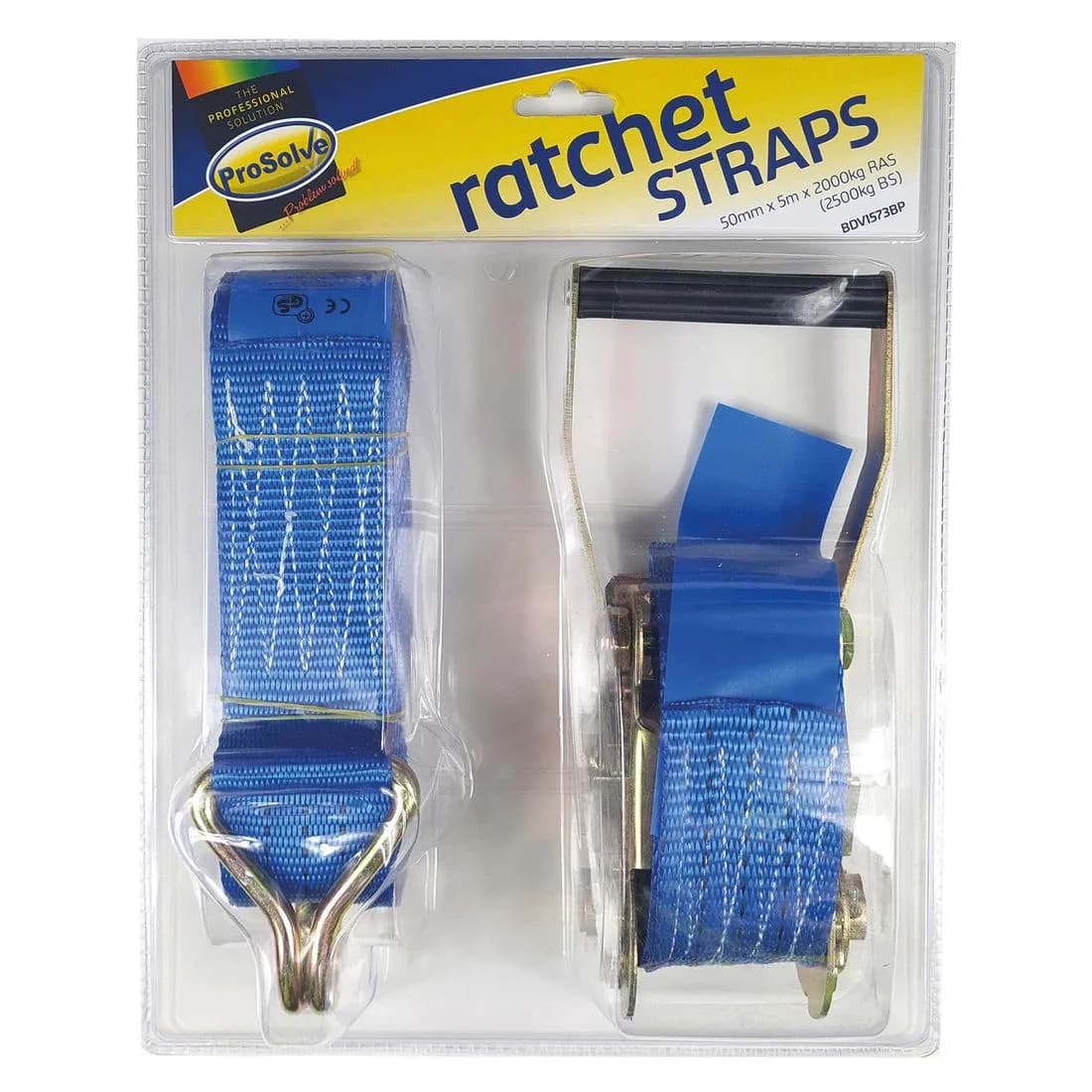 Prosolve Ratchet Strap 5M 2000Kg Ras 5M X 50Mm