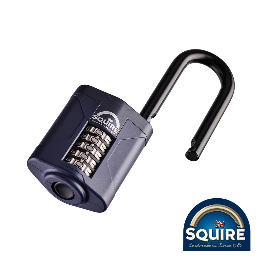 Squire SQR701915 Combination Padlock - Steel 2.5in Long Shackle - Cp60/2.5 60Mm Blister Pack 1