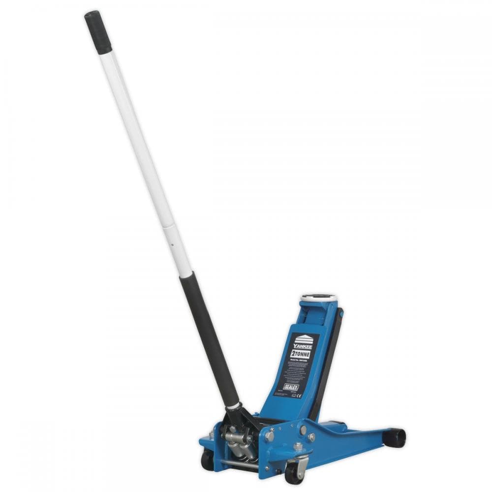 Sealey 2001LEBL Trolley Jack 2.25 Tonne Low Profile Rocket Lift Blue