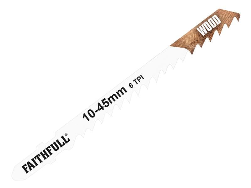 Faithfull Wood Jigsaw Blades Pack Of 5 T101D