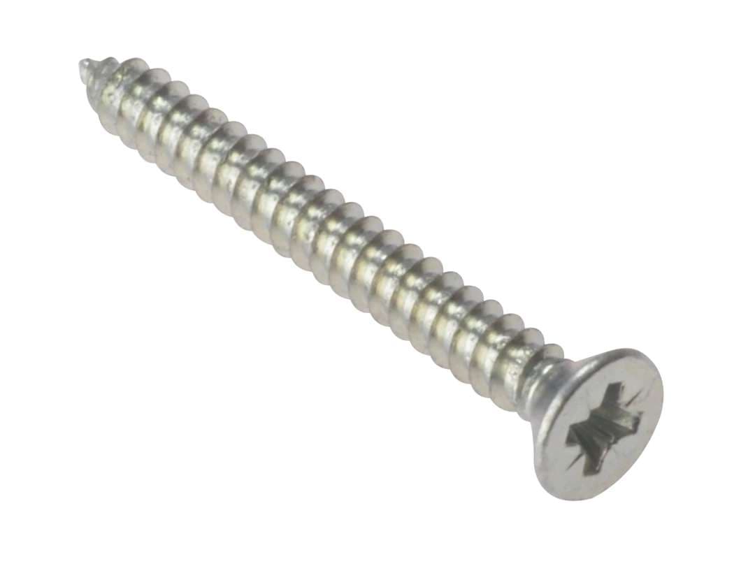 Fandf STCSK348ZP Self Tapping Screw - Countersunk - Zinc Plated 3/4in X 8 (Box Of 200)