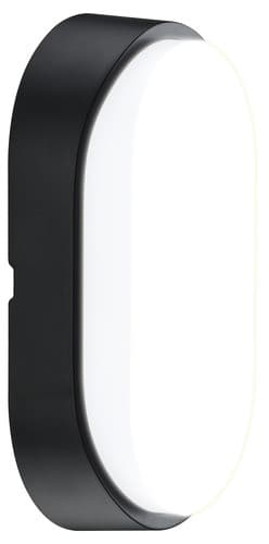 Ebeo10S40-01 Eco Oval Bulkhead Ip54 700Lm 10W 4000K Supplied With Black And White Trim EBEO10S40-01