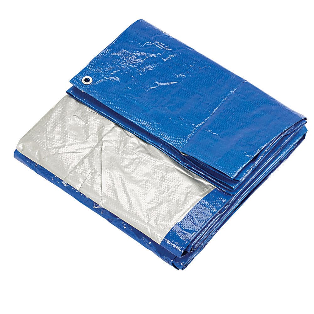 Clarke 6471264 Trp16/20B Blue & Silver Tarpaulin 16 X 20