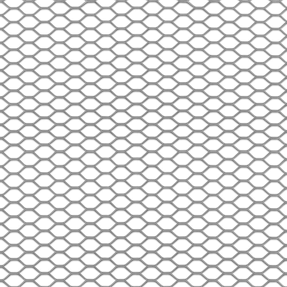 Raised Aluminium Mesh 1250mm(LW) x 1250mm(SW) Hex 25 | 1.56m2