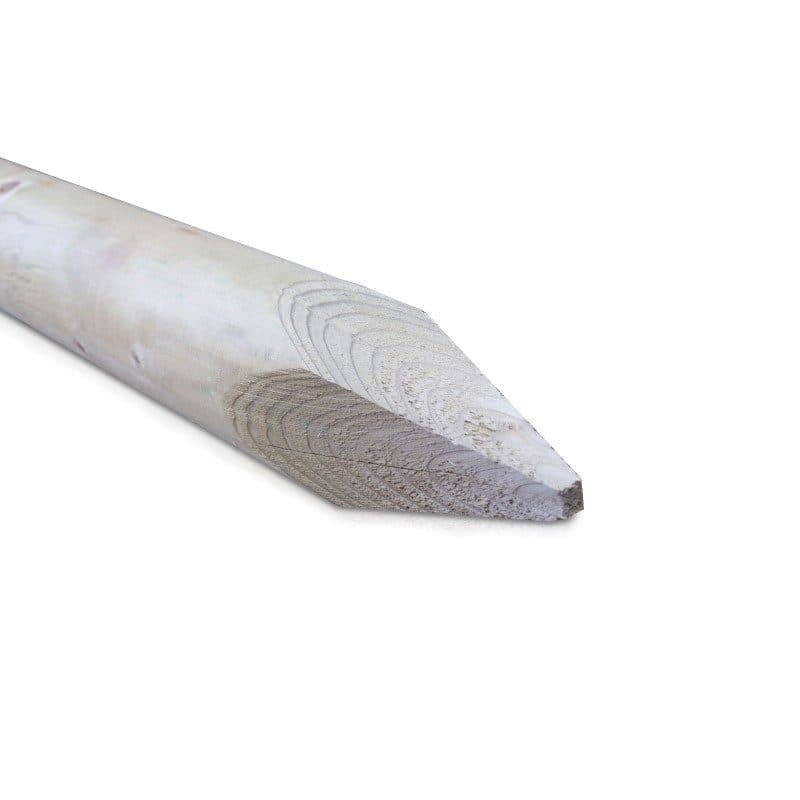 60mm Machined Round Post Pointed