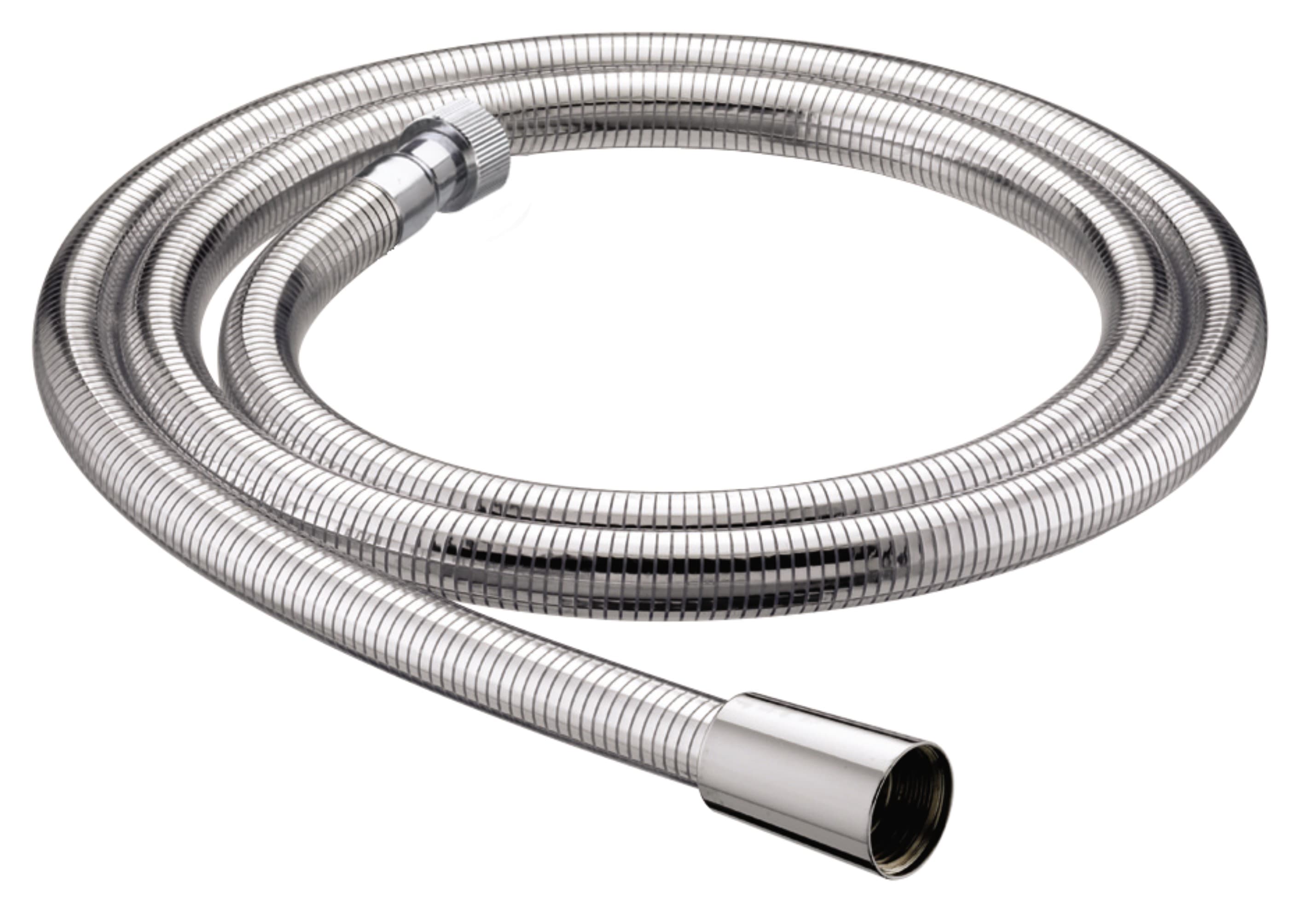 Bristan HOS 175CNE02 C 1.75m Cone to Nut Lrg Bore Shower Hose Easy Clean Chrome