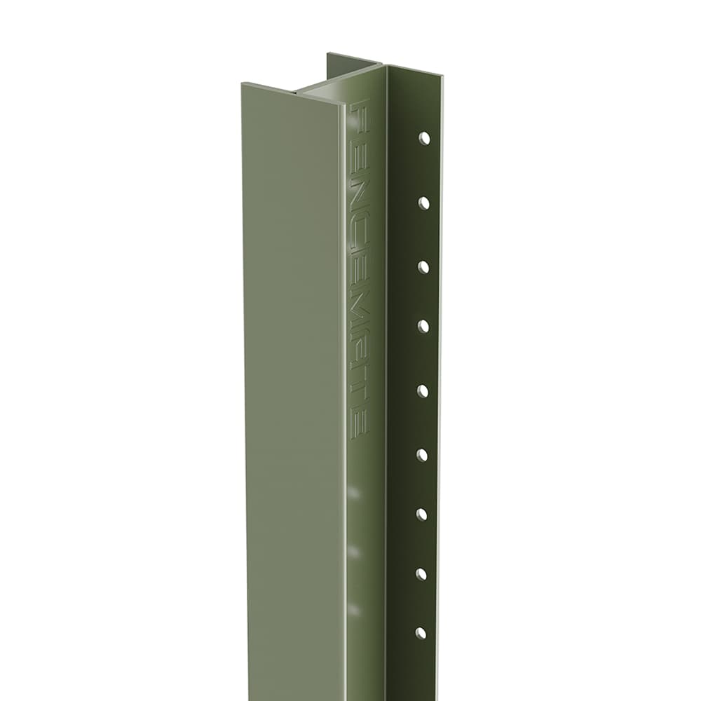 Durapost Classic Fence Post Olive Grey 2400mm