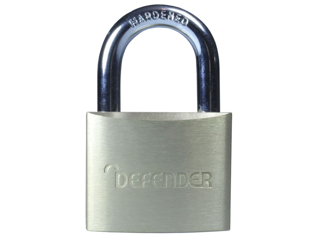 DEFENDER Brass Padlock Quad Pack 40mm DFBP4Q