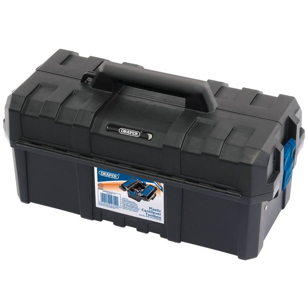 Draper 14709 Plastic Cantilever Toolbox 454Mm each