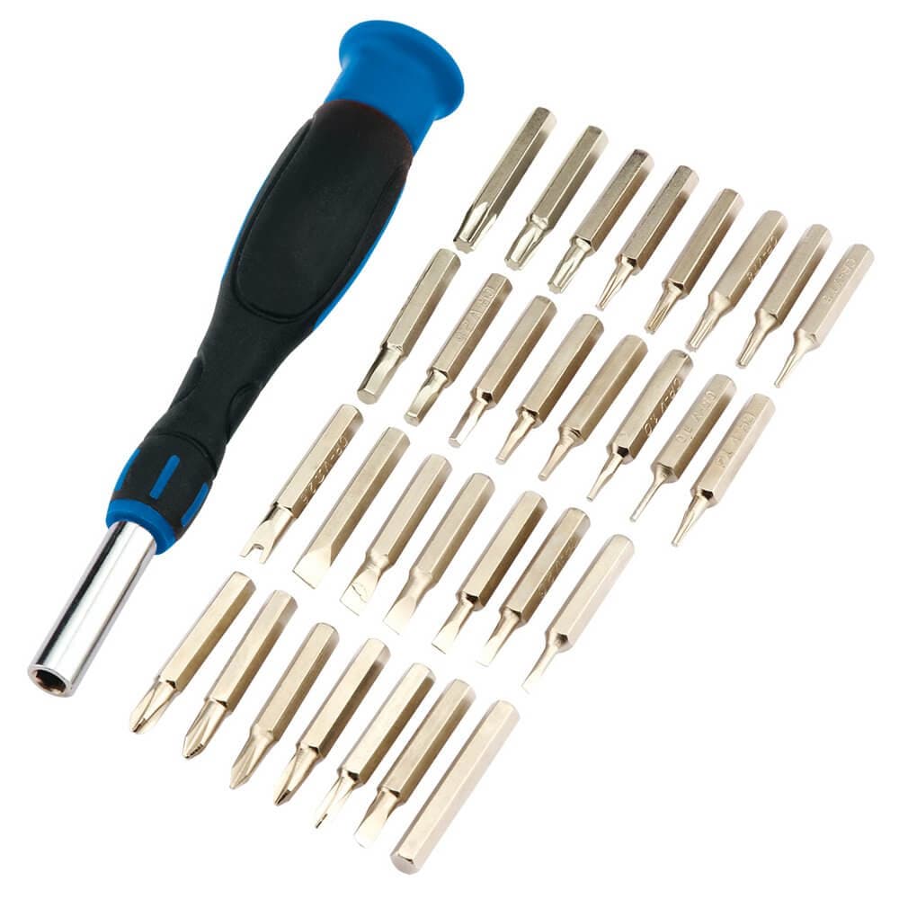 Draper 09550 Soft Grip Precision Screwdriver & Bit Set (31 Piece) per set