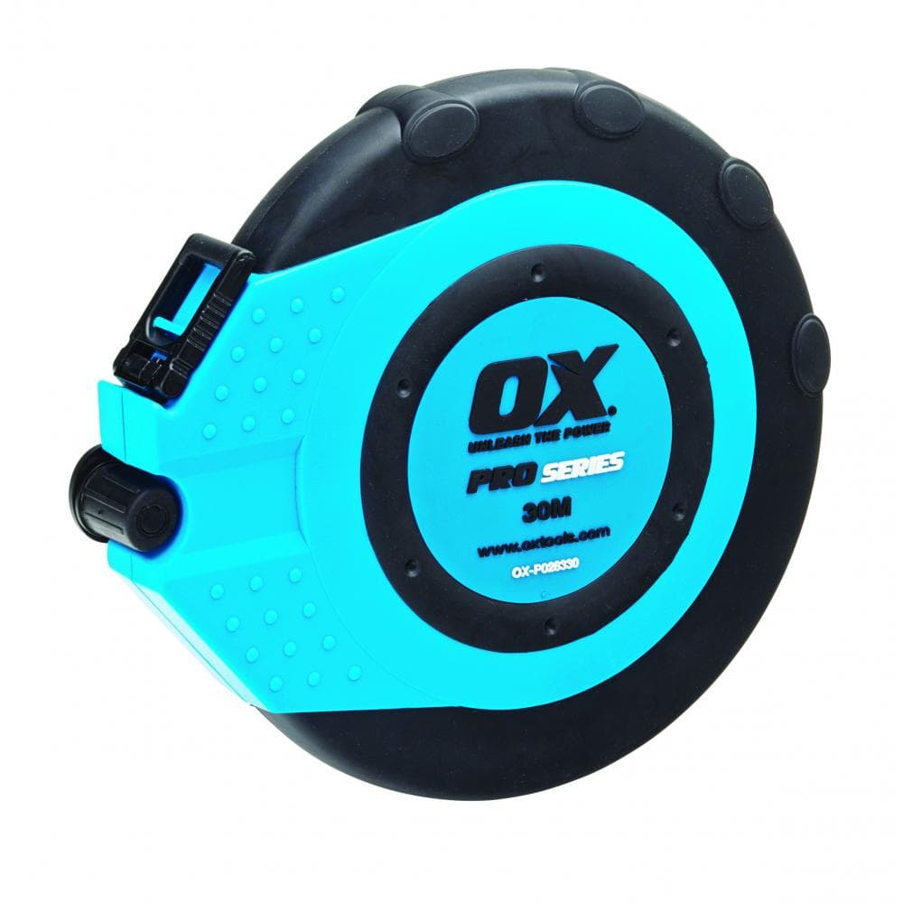 Ox Tools OX-P028330 Ox Pro Fibreglass Closed Reel Tape - 30M / 100Ft EA