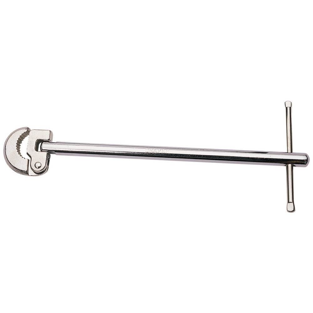 Draper 68733 Adjustable Basin Wrench 27Mm Capacity each