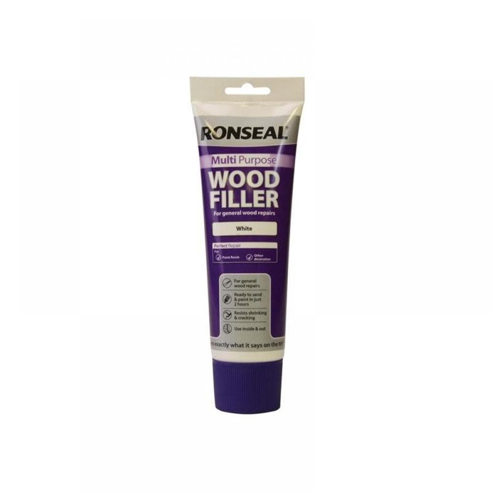 Ronseal 34744 Multipurpose Wood Filler Tube White 325G