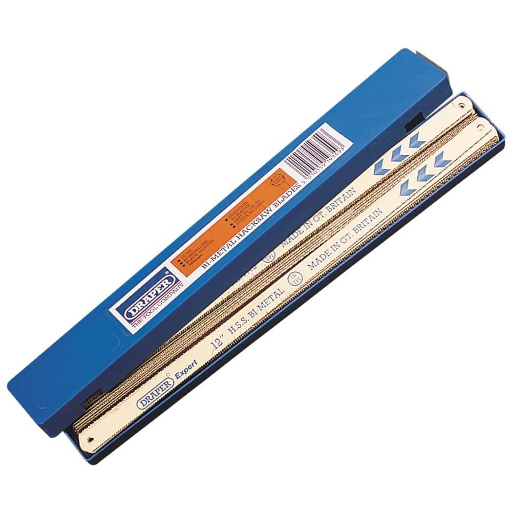Draper Expert 19349 Bi-Metal Hacksaw Blades 300Mm 18Tpi (Box Of 50) per box