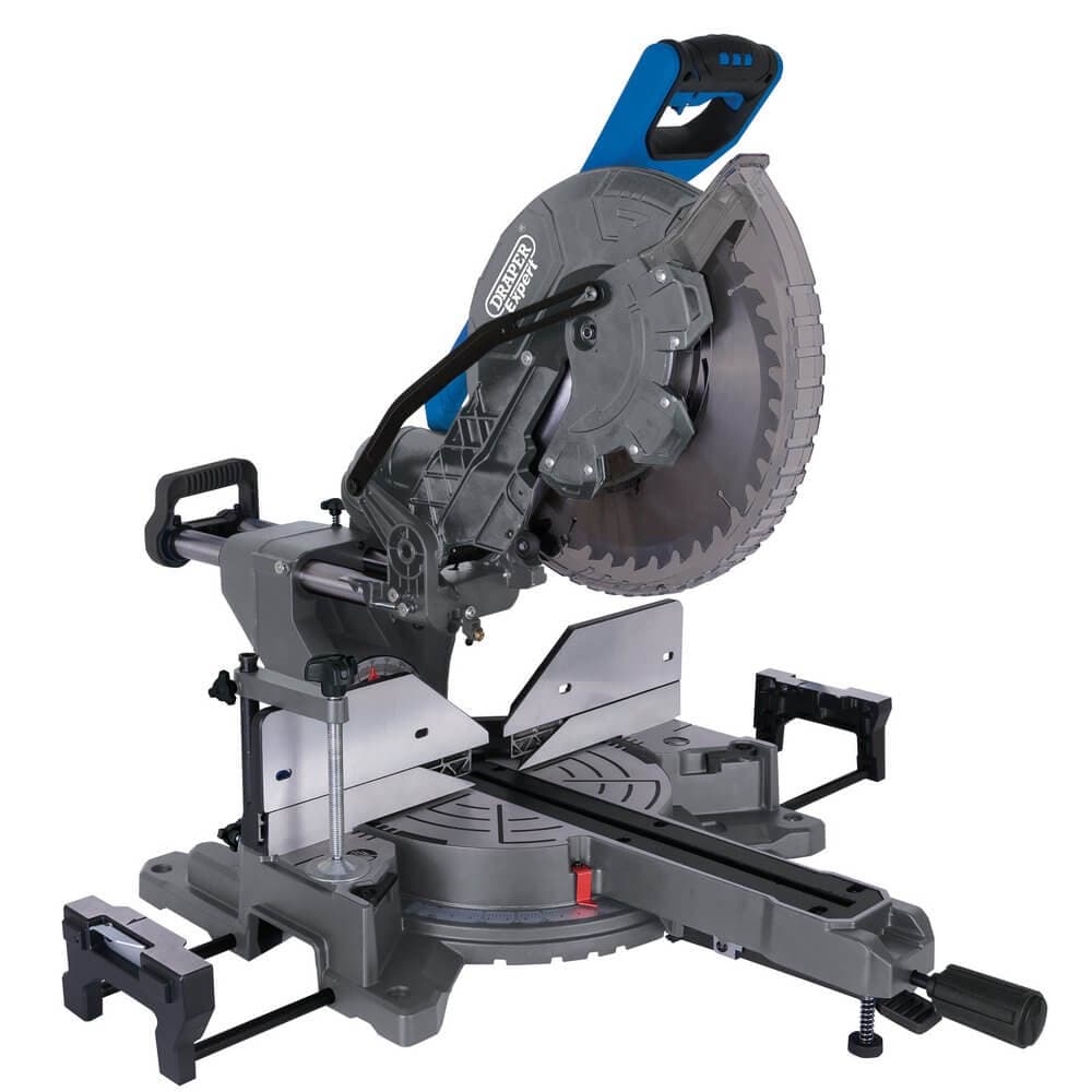 Draper Expert 79901 Double Bevel Sliding Compound Mitre Saw 305Mm 2000W each