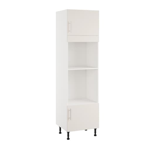 Essence Cashmere Grey MFC Single Oven & Compact Tower Type C, 600mm